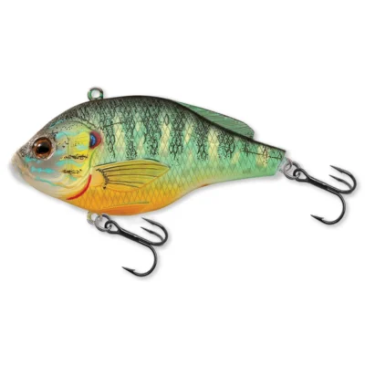 LIVETARGET Sunfish Rattlesbait hard bait for bass fishing in natural matte sunfish pattern