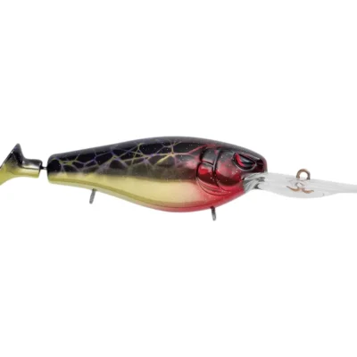 SPRO Madeye Shad 55 swimbait, side profile with paddle tail and diving bill