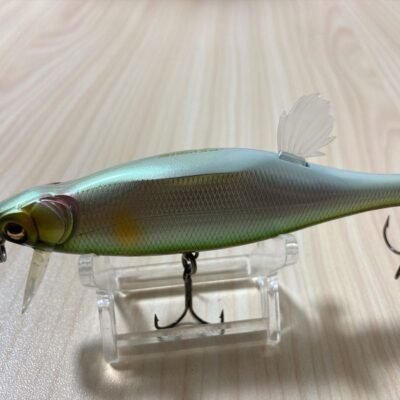 MEGABASS ANTHRAX 100 topwater wake bait classic discontinued model on display stand