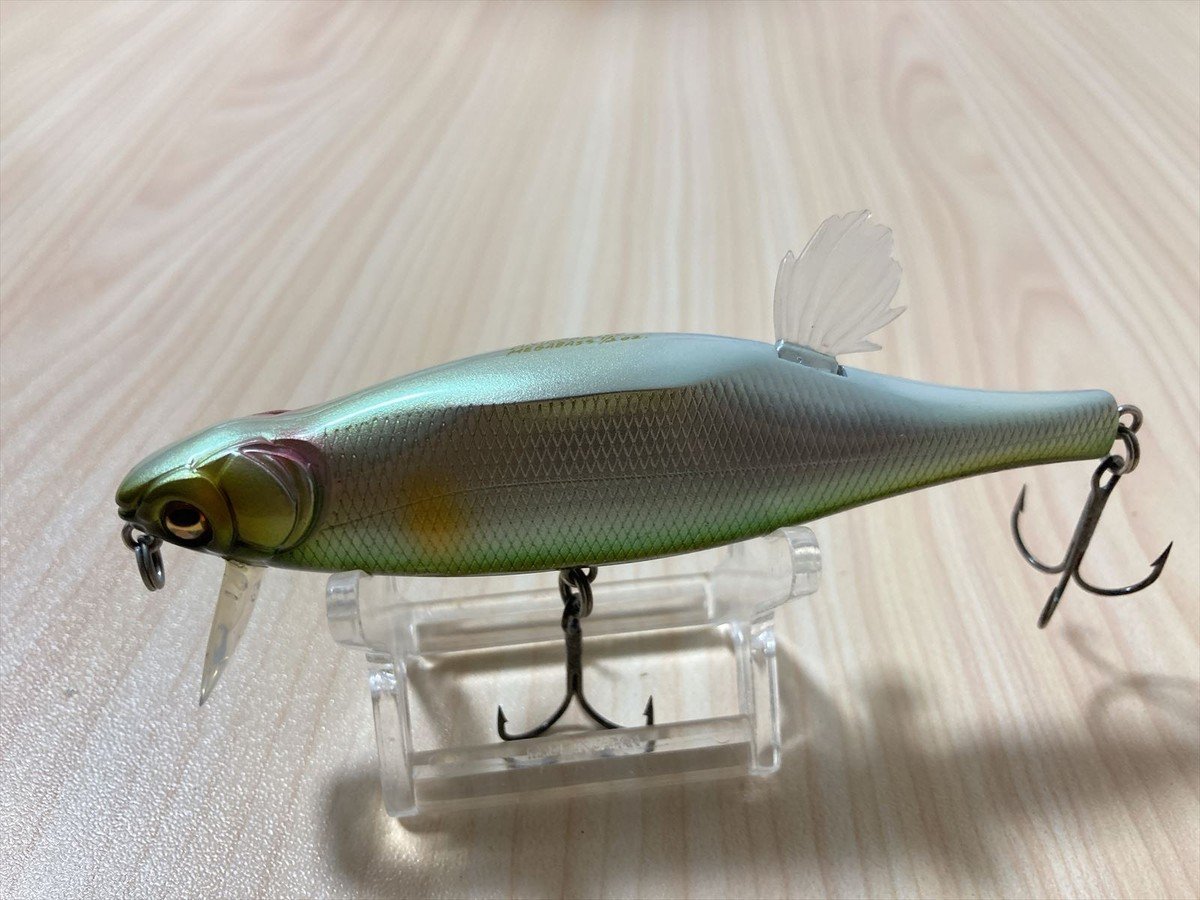 MEGABASS ANTHRAX 100 topwater wake bait classic discontinued model on display stand