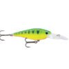 Storm Smash Shad 5 crankbait in Green Fire color on white background