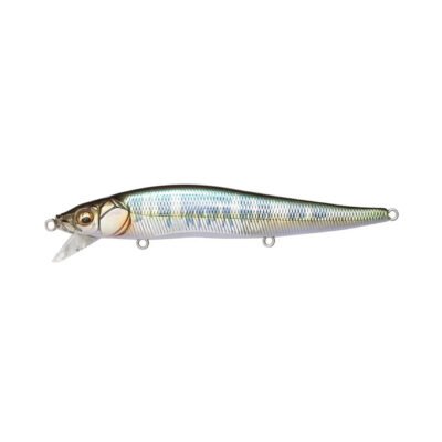 Megabass Vision Oneten SR 110.5mm 1/2oz shallow jerkbait in shad pattern for bass fishing