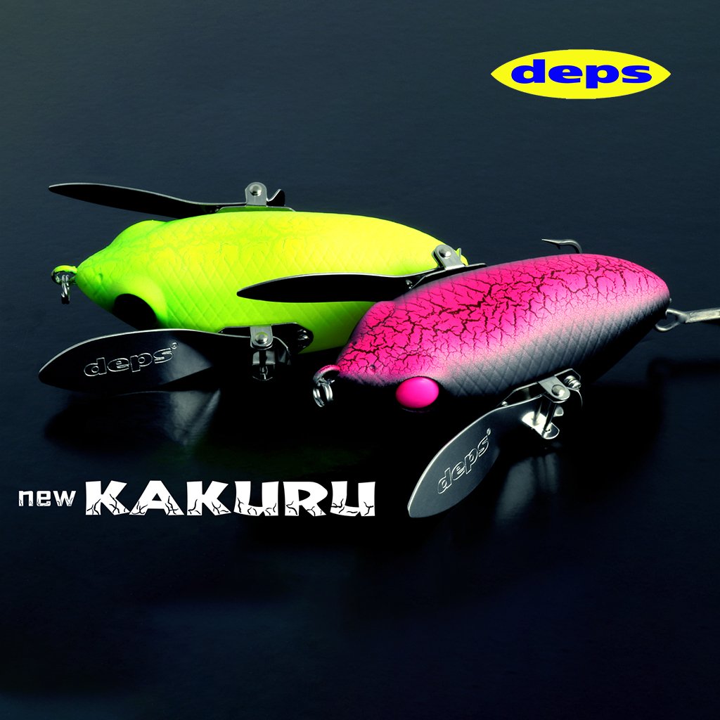 DEPS KAKURU topwater crawler member limited colors on dark background
