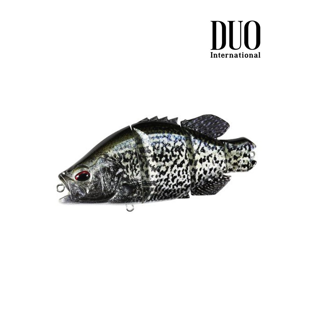 DUO Realis Snappy Crappie swimbait in white crappie color