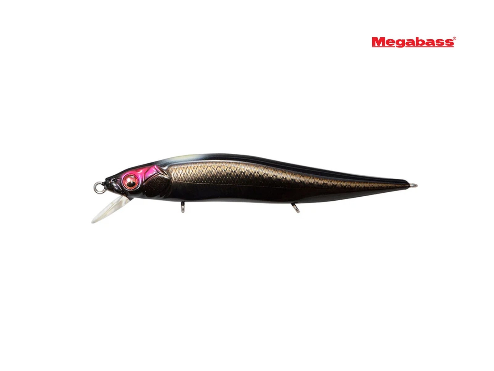 Megabass ONETEN Jr MG Secret Shadow suspending jerkbait